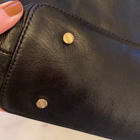 Tory Burch Purse Black Leather Purse - Picture 6 of 10